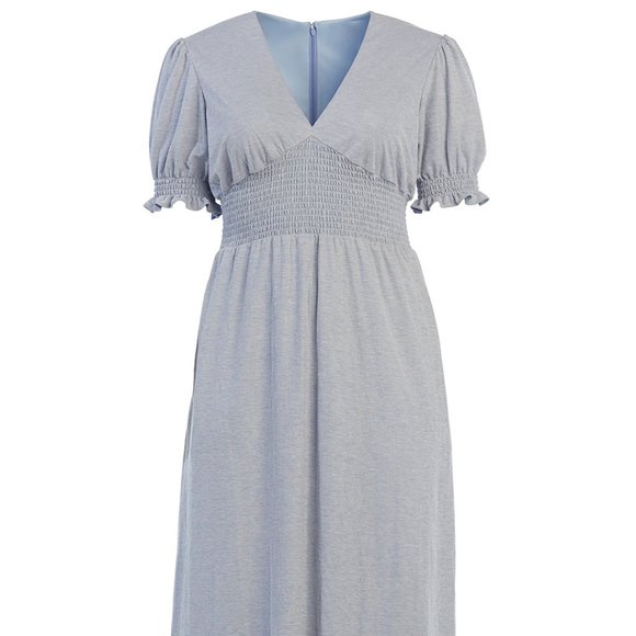 HUTCH Anthropologie Dress Light Blue Pockets Large - Picture 13 of 15